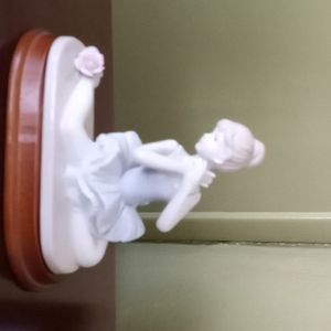 Vintage Porcelain Ballerina Figurine with stand